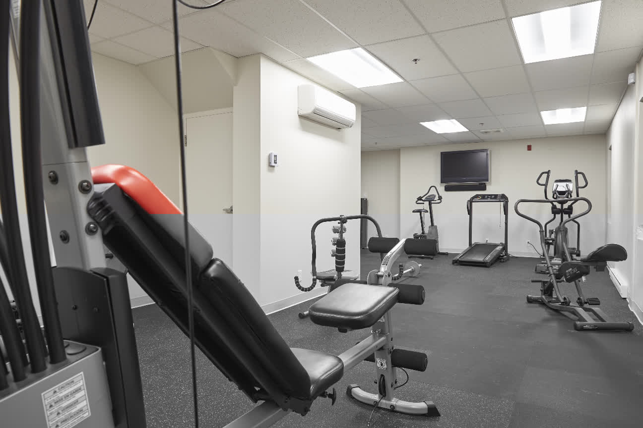 Gym with showers