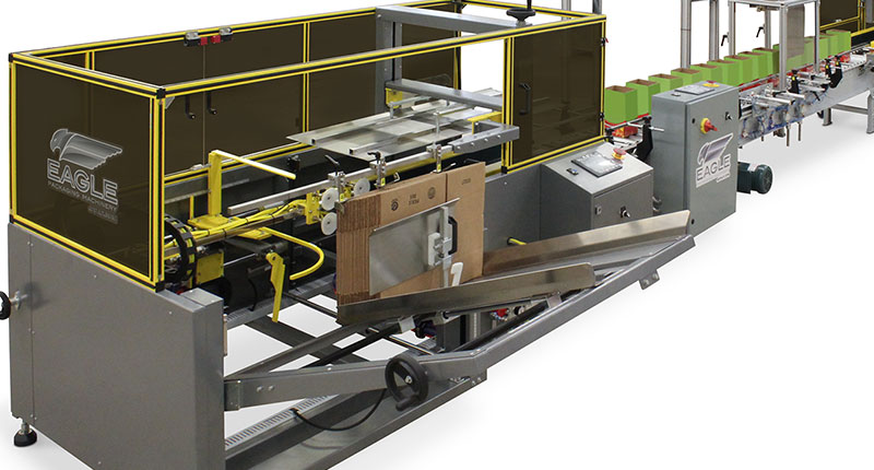 Banner case filling machine