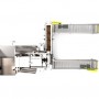 T 25 tote and case weigh filling system with box indexing conveyor.