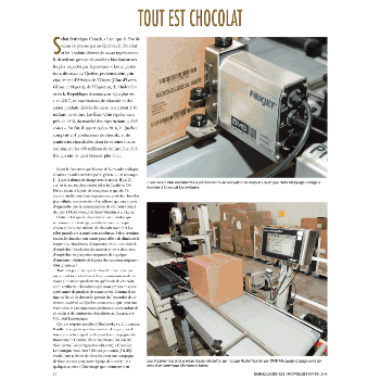 Tout est chocolat article