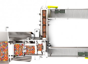 Container weighing and filling machine