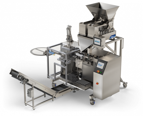 Bingo Bagger vacuum packaging machine with weigh filler_low wicket pouch filling machine