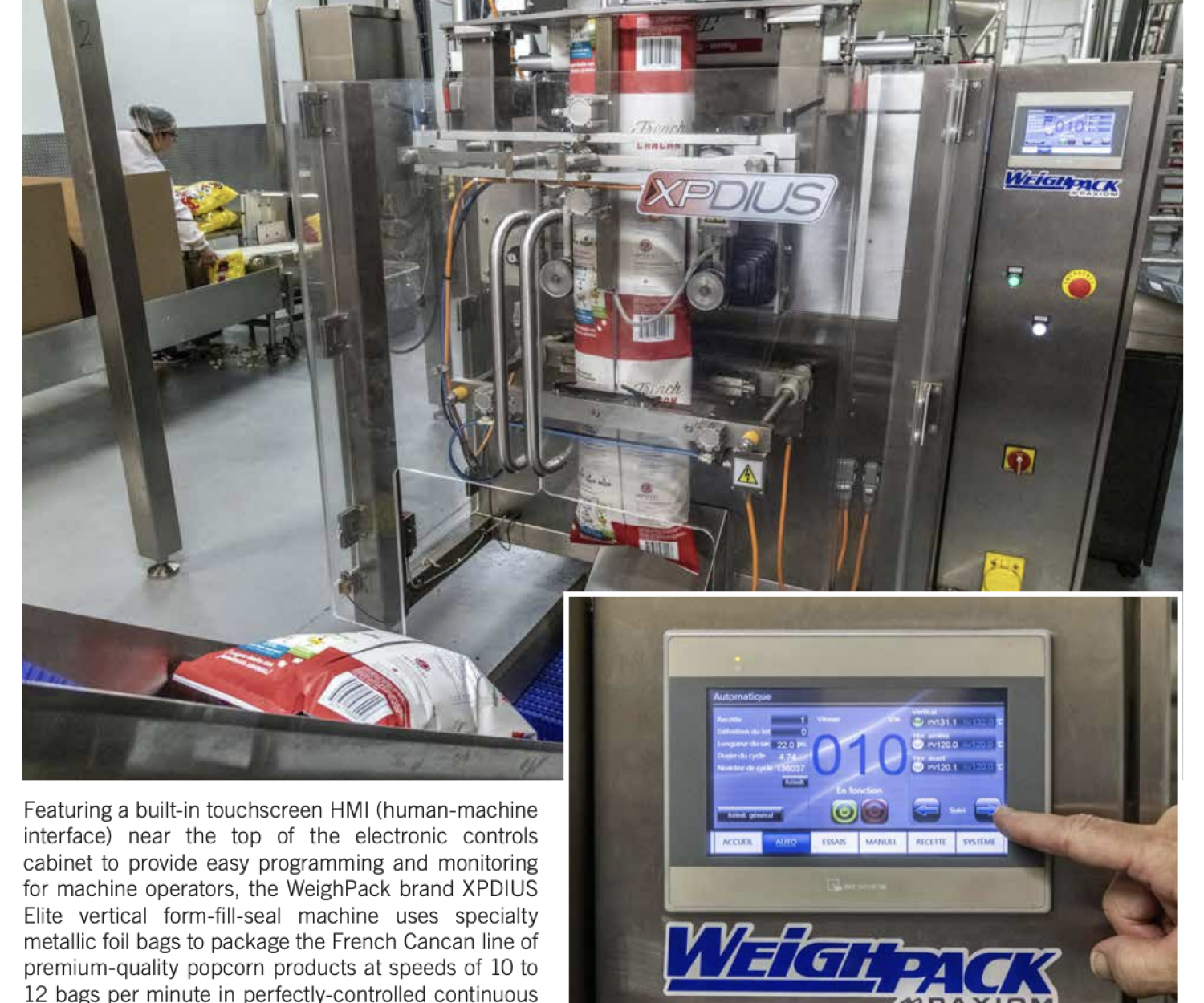vertical form fill and seal machine