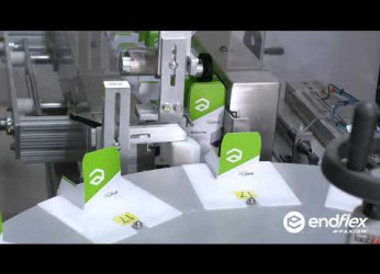 SpinDexer HS high speed filling pectin or gelatin gummies into bottles at 100+ per minute