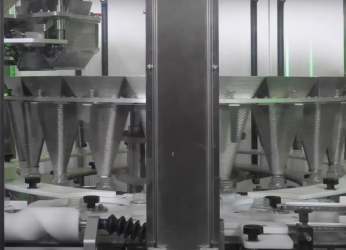 Spindexer HS rotary filler with dual catch boxes